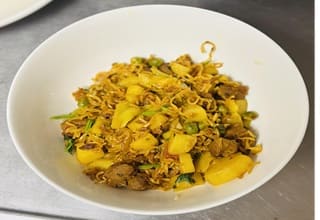 aalu soyachunks tarkari