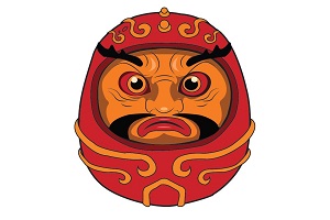 ダルマイラスト